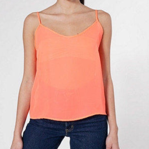 American Apparel Chiffon Tank Top / Coverup (NWOT) - Picture 8 of 8